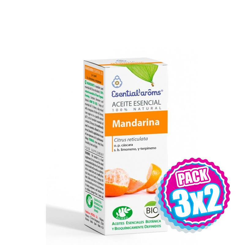 Pack 3x2 MANDARINA 10Ml. ESENTIAL AROMS
