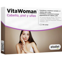 VITAWOMAN CABELLO, PIEL, UÑAS 30 COMPRIMIDOS ELADIET