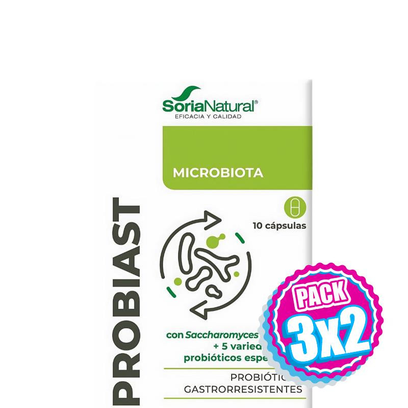 Pack 3x2 PROBIAST 10 CÁPSULAS SORIA NATURAL