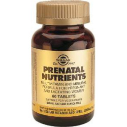 NUTRIENTES PRENATALES 60 CAPSULAS SOLGAR