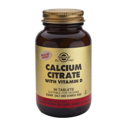 CITRATO DE CALCIO CON VITAMINA D3 240 CAPSULAS SOLGAR