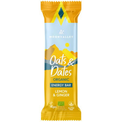BARRITA DE AVENA, DÁTILES, LIMÓN Y JENGIBRE BIO 50G MOONVALLEY