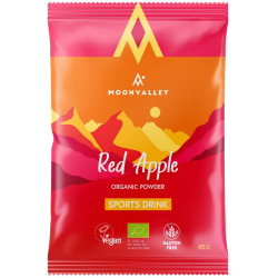 BEBIDA DEPORTIVA POLVO CON MANZANA ROJA BIO 45G MOONVALLEY