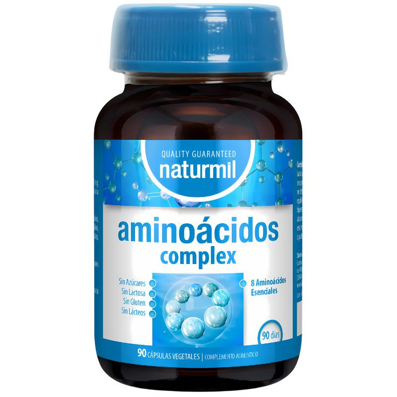 AMINOÁCIDOS COMPLEX 90 CÁPSULAS VEGETALES NATURMIL