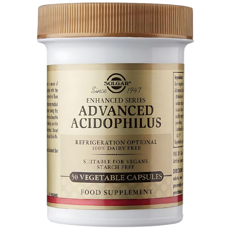 ADVANCED ACIDOPHILUS 50 CÁPSULAS SOLGAR