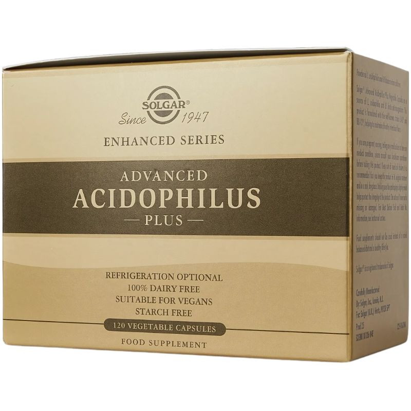 ACIDOPHILUS PLUS AVANZADO 120 CÁPSULAS SOLGAR