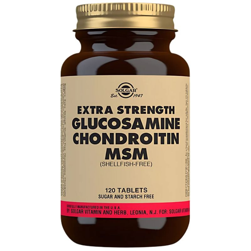 GLUCOSAMINA CONDROITINA MSM 120 COMPRIMIDOS SOLGAR
