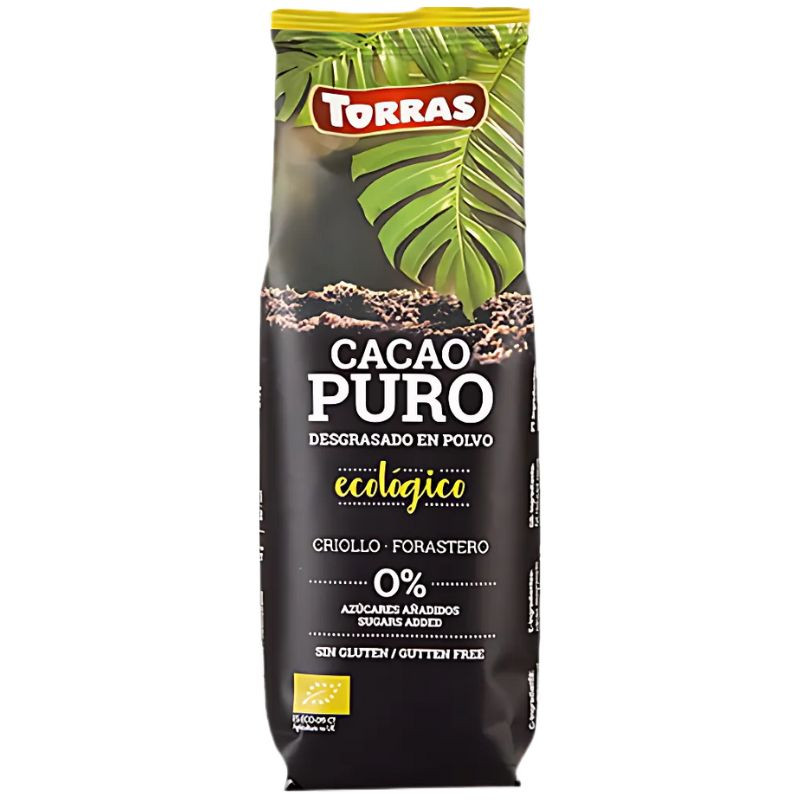 CACAO PURO DESGRASADO EN POLVO 150G TORRAS