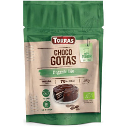 GOTAS DE CHOCOLATE 70% CACAO 200G TORRAS