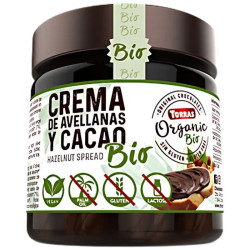 CREMA DE CACAO & AVELLANES CON ACEITE DE OLIVA 200G TORRAS