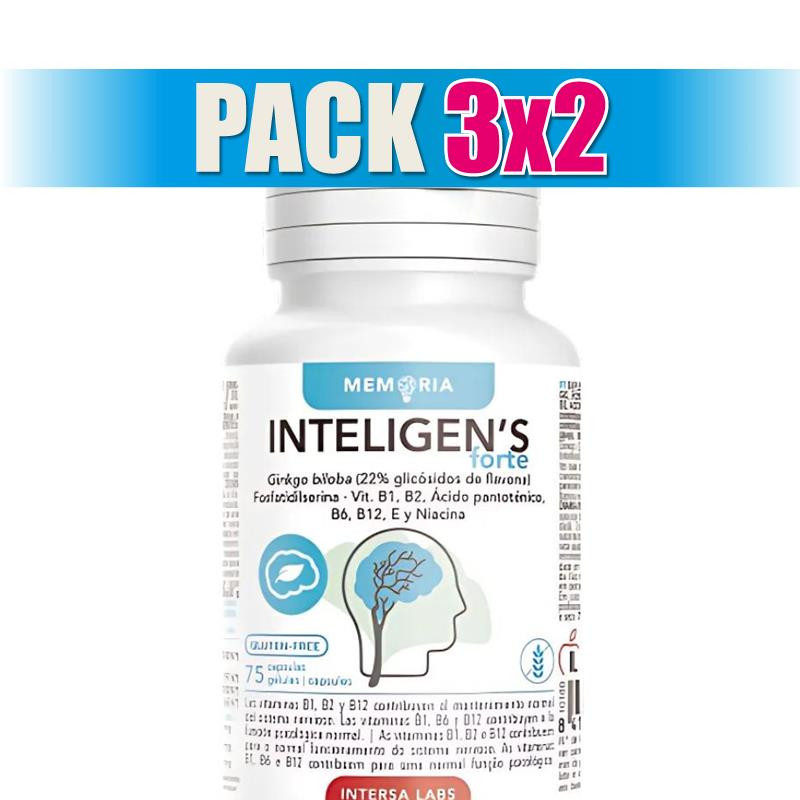 Pack 3x2 INTELLIGEN FORTE 75 CAPSULAS INTERSA