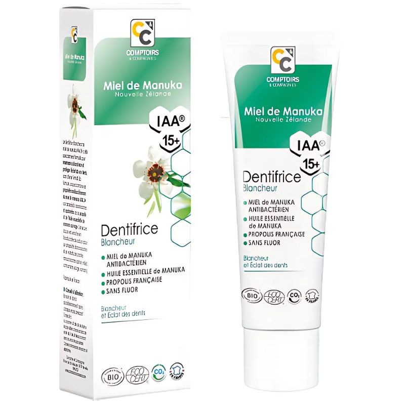 DENTÍFRICO BLANQUEANTE CON MIEL DE MANUKA COMPTOIRS & COMPAGNIES