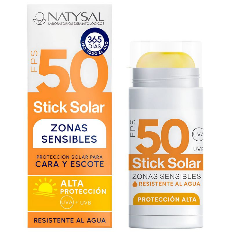 STICK SOLAR ZONAS SENSIBLES (CARA Y ESCOTE) FPS50 14G NATYSAL