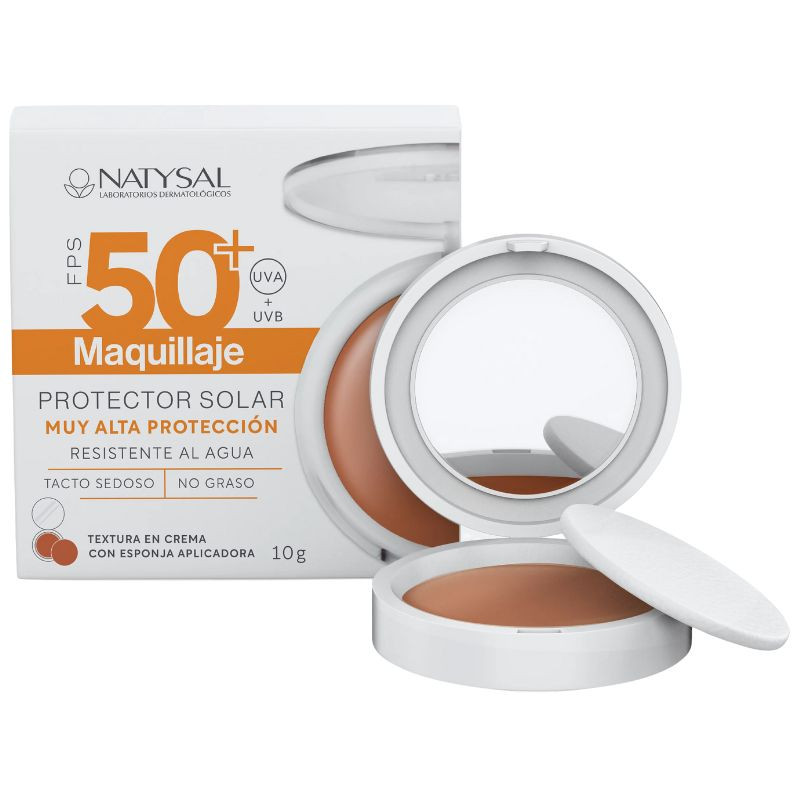 MAQUILLAJE SOLAR EN CREMA FPS50 10G NATYSAL