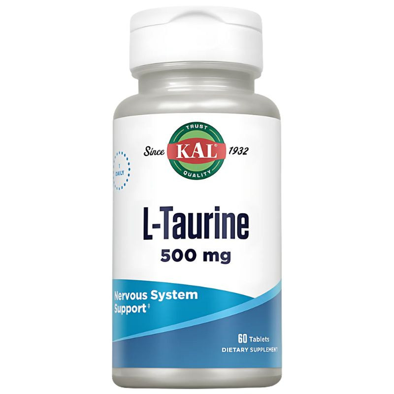 L-TAURINE 500MG 60 COMPRIMIDOS KAL