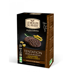 GALLETAS TENTACION JENGIBRE LIMON 130Gr. LE MOULIN DE PIVERT
