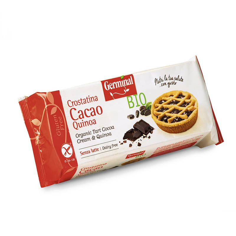 TARTALETA DE CACAO Y QUNOA SIN GLUTEN BIO 200Gr.GERMINAL