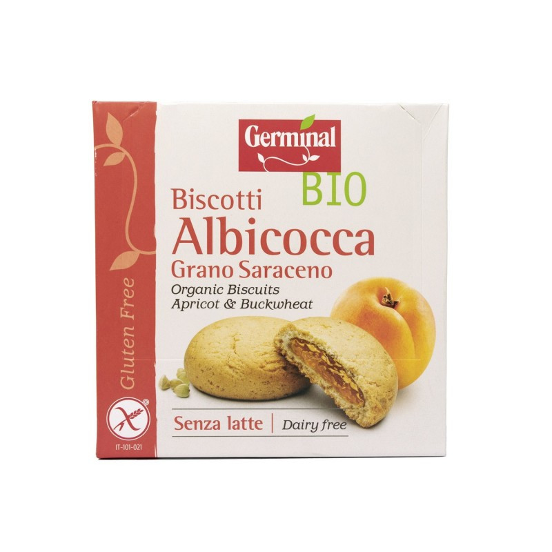GALLETAS TRIGO SARRACENO RELLENAS DE ALBARICOQUE 200Gr GERMINAL