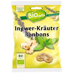 CARAMELOS RELLENOS DE JENGIBRE Y HIERBAS 75G BIODETA