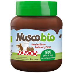 CREMA DE CHOCOLATE CON AVELLANAS 400G NUSCOBIO