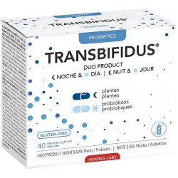 TRANSBIFIDUS DÚO NOCHE Y DÍA 40 CÁPSULAS INTERSA