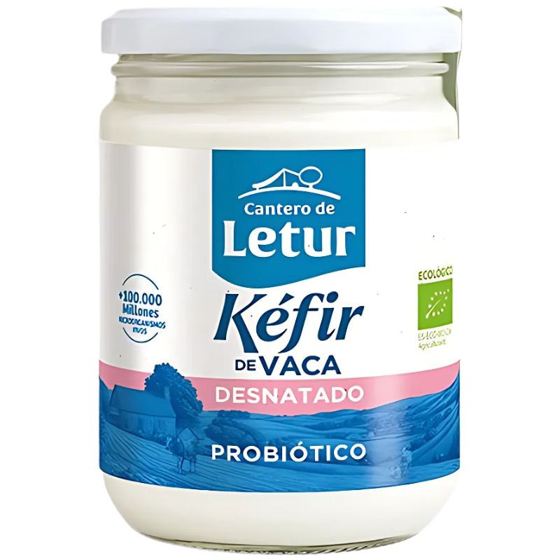 KÉFIR DE VACA DESNATADO 420G CANTERO DE LETUR