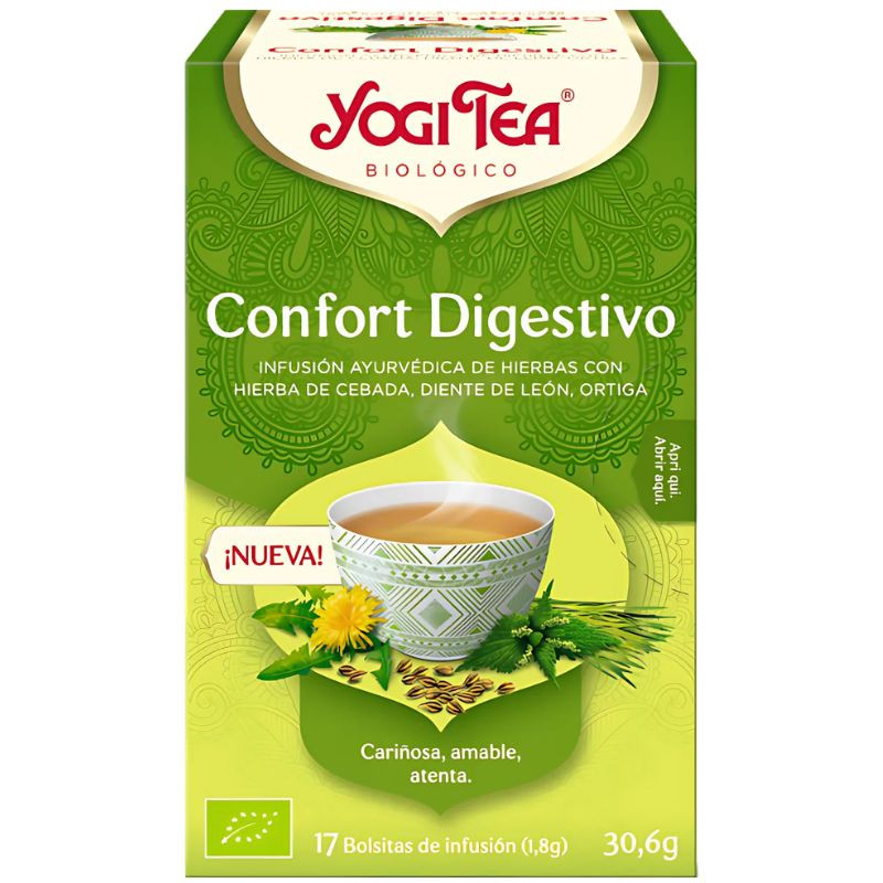 CONFORT DIGESTIVO 17 BOLSITAS DE INFUSIÓN YOGI TEA