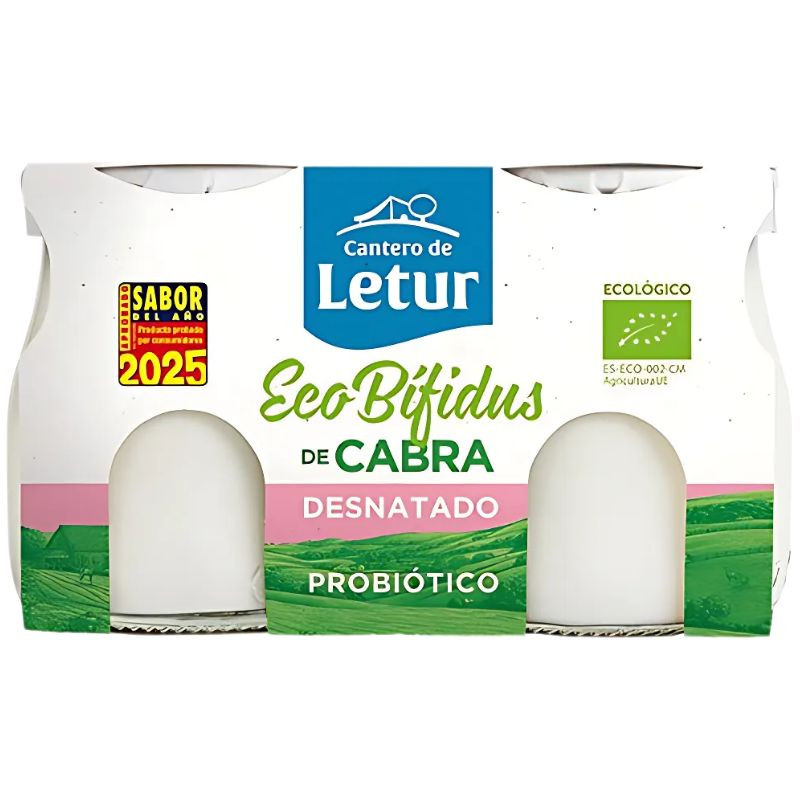 ECOBÍFIDUS DE CABRA DESNATADO 2×125G CANTERO DE LETUR