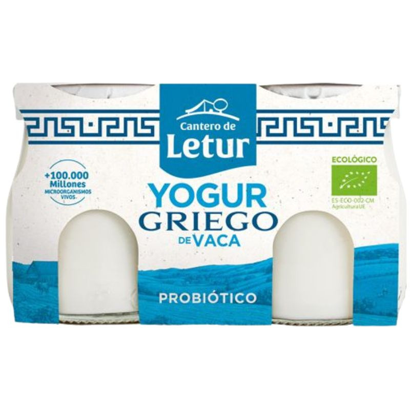 YOGUR GRIEGO DE VACA 2×125G CANTERO DE LETUR
