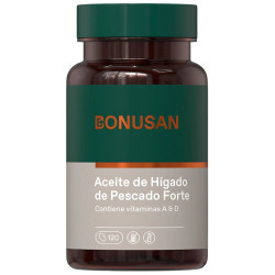 ACEITE DE HIGADO DE PESCADO FORTE 120 PERLAS BONUSAN