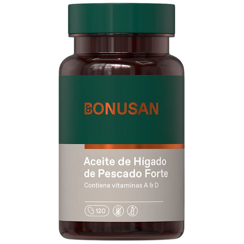 ACEITE DE HIGADO DE PESCADO FORTE 120 PERLAS BONUSAN