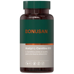 ACETYL-L-CARNITINA 500Mg. 60 CAPSULAS BONUSAN
