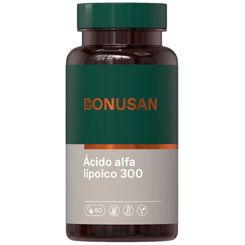 ACIDO ALFA LIPOICO 300Mg. 60 CAPSULAS VEGETALES BONUSAN