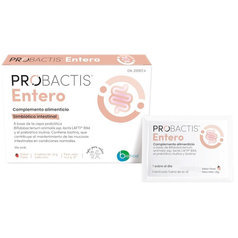 PROBACTIS ENTEROKIDS 8 SOBRES BIOTICAL HEALTH