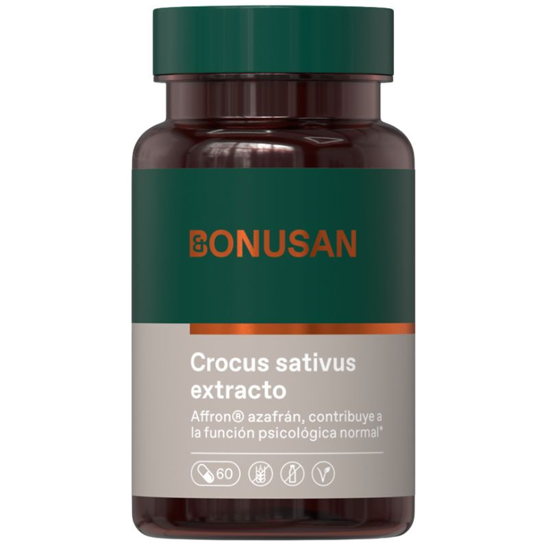CROCUS SATIVUS EXTRACTO 60 CAPSULAS BONUSAN
