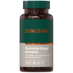 CURCUMA LONGA EXTRACTO 60 CAPSULAS VEGETALES BONUSAN