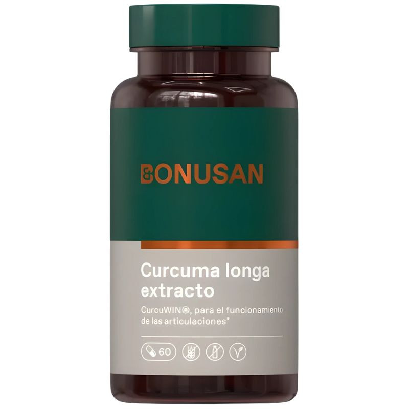 CURCUMA LONGA EXTRACTO 60 CAPSULAS VEGETALES BONUSAN