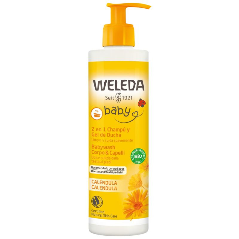 CHAMPÚ Y GEL DE CALÉNDULA 400ML WELEDA