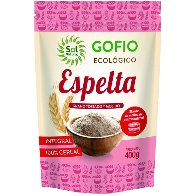 GOFIO DE ESPELTA INTEGRAL BIO 400G SOL NATURAL