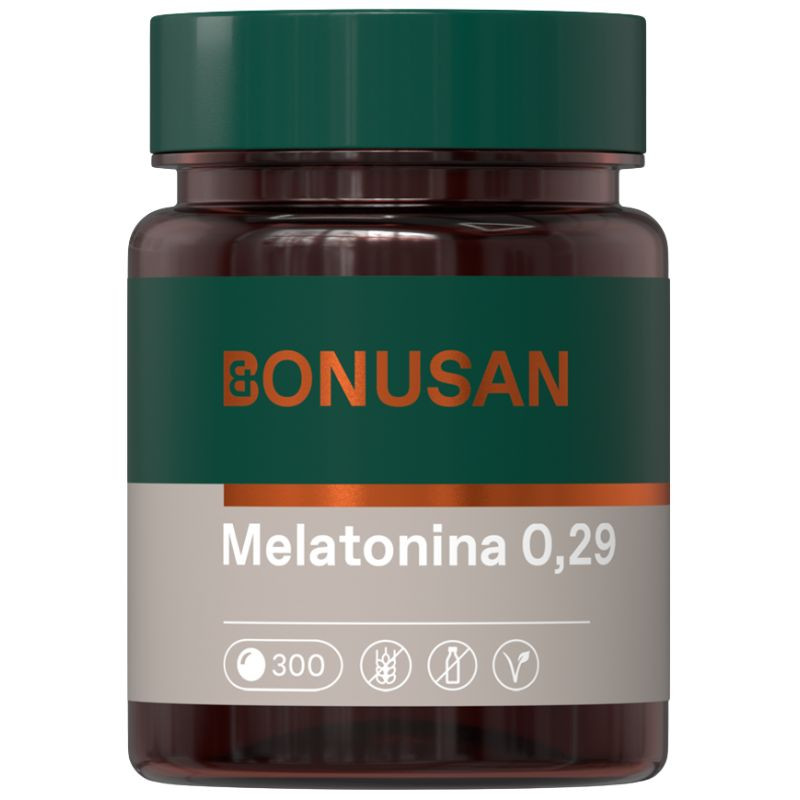 MELATONINA 0,3Mg. 300 TABLETAS BONUSAN