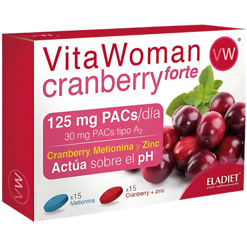 VITAWOMAN CRANBERRY FORTE 30 COMPRIMIDOS ELADIET