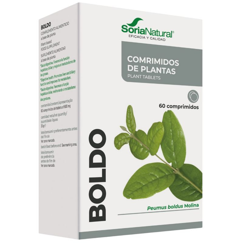 BOLDO 60 COMPRIMIDOS SORIA NATURAL