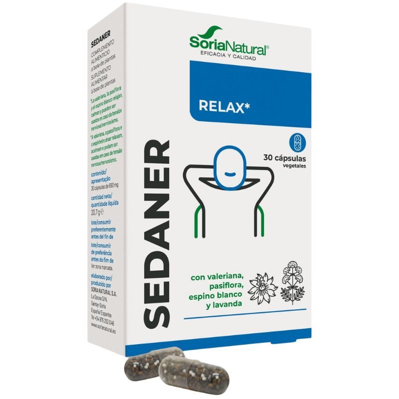 SEDANER 30 CÁPSULAS SORIA NATURAL
