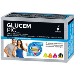 GLUCEM PIC 15 COMPRIMIDOS NOVADIET