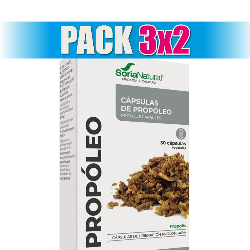 Pack 3x2 PROPÓLEO 30 CÁPSULAS SORIA NATURAL