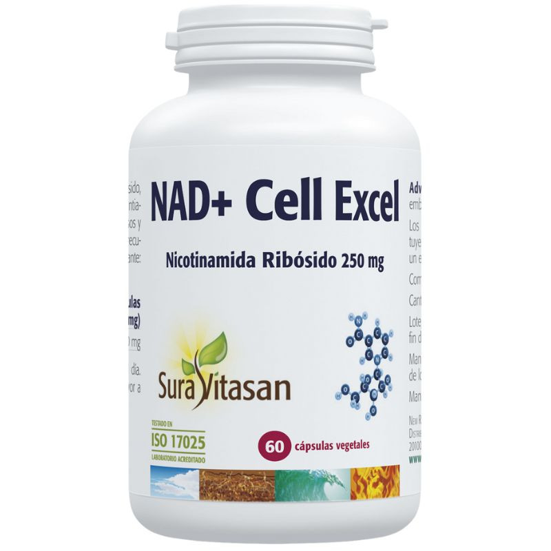 NAD+ CELL EXCEL 60 CÁPSULAS SURA VITASAN