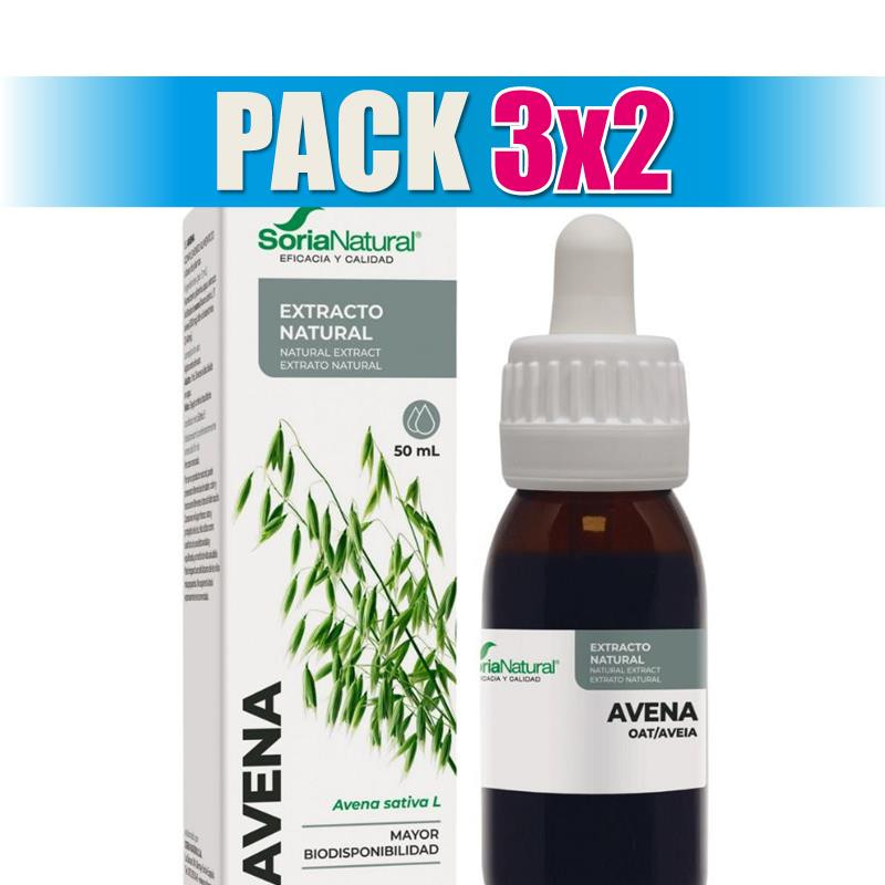 Pack 3x2 EXTRACTO DE AVENA 50ML SORIA NATURAL