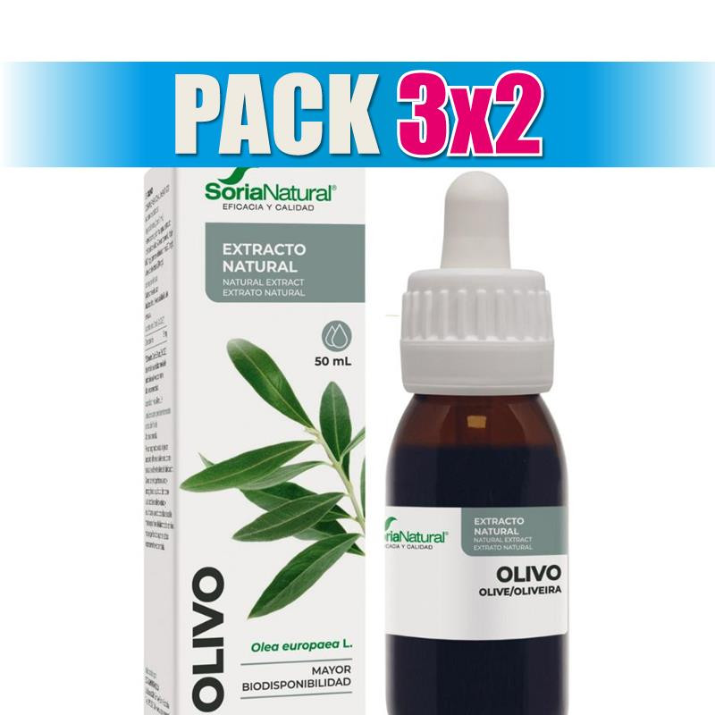 Pack 3x2 EXTRACTO DE OLIVO 50ML SORIA NATURAL