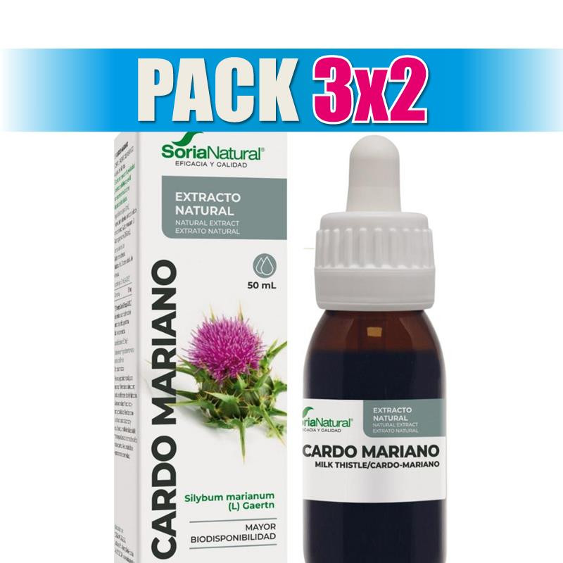 Pack 3x2 EXTRACTO DE CARDO MARIANO 50ML SORIA NATURAL