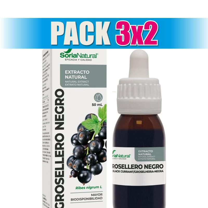 Pack 3x2 EXTRACTO DE GROSELLERO NEGRO 50ML SORIA NATURAL